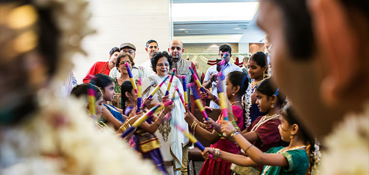 Children dancing at a wedding